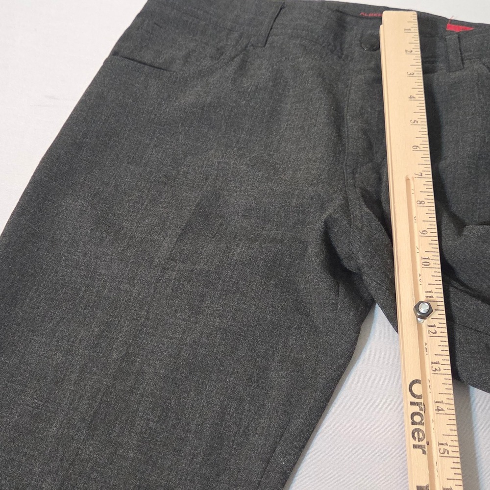 Alberto Ceramica Pants Mens 32x30 Gray Modern Fit Flat Front Trousers - Picture 12 of 13